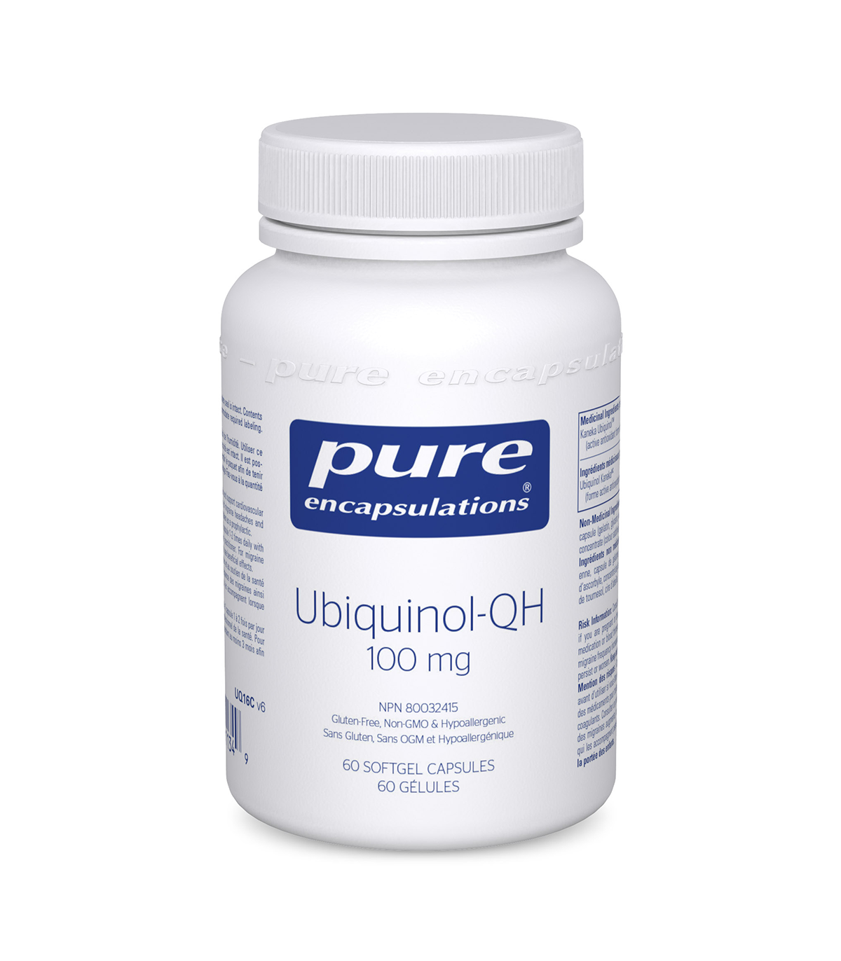 Pure Encapsulations Ubiquinol-QH 100 mg 60 Softgels | 每天不同折扣, 全网最低价格 | 种类齐全的保健品店铺 VITASHOP, 只有你想不到, 没有你买不到 !