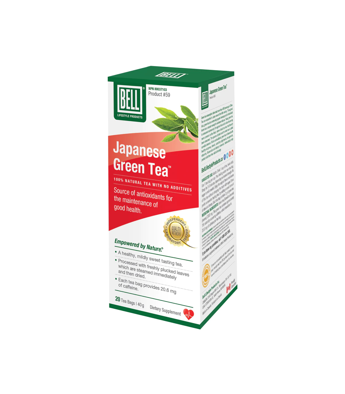 Bell Lifestyle Japanese Green 20 Tea bags | 每天不同折扣, 全网最低价格 | 种类齐全的保健品店铺 VITASHOP, 只有你想不到, 没有你买不到 !