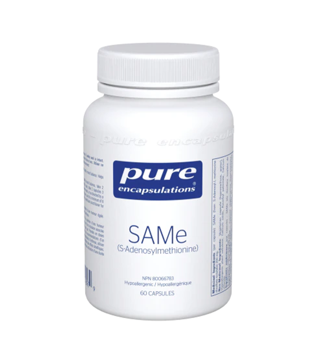 Pure Encapsulations SAMe (S-Adenosylmethionine) 60 Capsules | 每天不同折扣, 全网最低价格 | 种类齐全的保健品店铺 VITASHOP, 只有你想不到, 没有你买不到 !