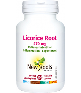 New Roots Licorice Root 470 mg 100 Capsules | 每天不同折扣, 全网最低价格 | 种类齐全的保健品店铺 VITASHOP, 只有你想不到, 没有你买不到 !