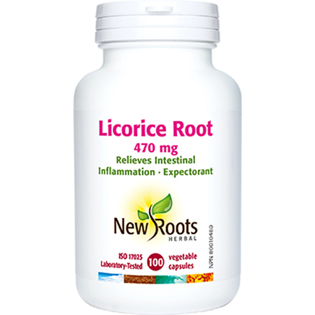 Licorice Root 470 mg 100 Capsules | Safest & Easiest Shopping Vitamins Online | VITASHOP