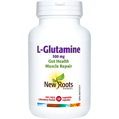 New Roots L-Glutamine 500 mg 50 Capsules | 每天不同折扣, 全网最低价格 | 种类齐全的保健品店铺 VITASHOP, 只有你想不到, 没有你买不到 !