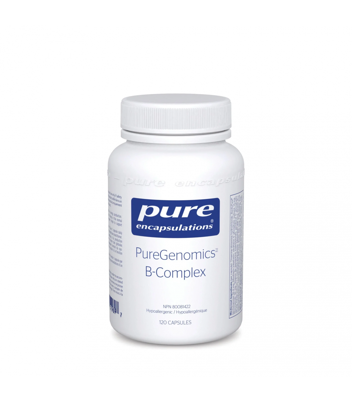 Pure Encapsulations 퓨어 인캡슐레이션 PureGenomics B-복합체 120캡슐 | 매일 업데이트되는 특가 상품 | VITASHOP
