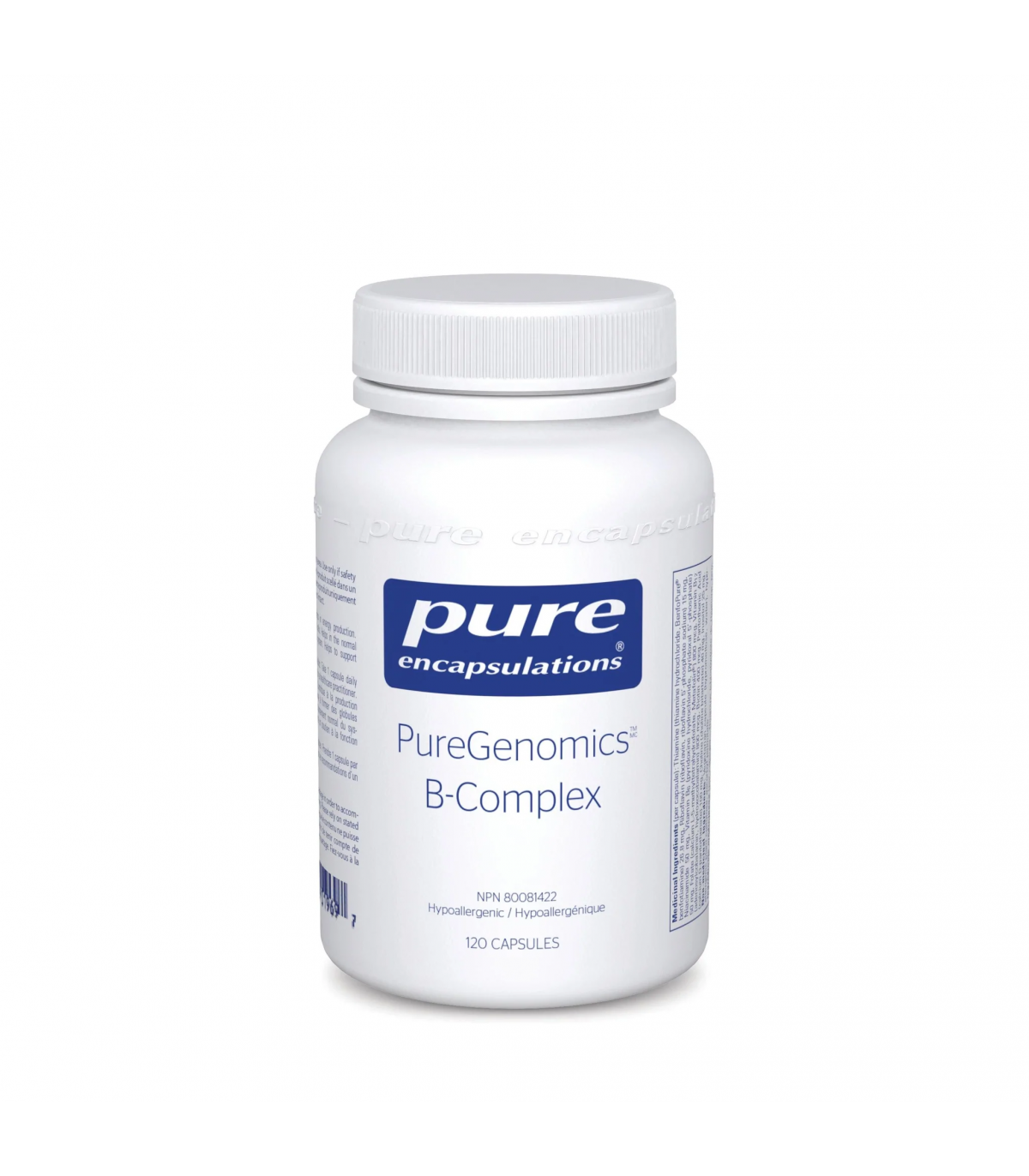 Pure Encapsulations PureGenomics B-Complex 120 Capsules | 每天不同折扣, 全网最低价格 | 种类齐全的保健品店铺 VITASHOP, 只有你想不到, 没有你买不到 !