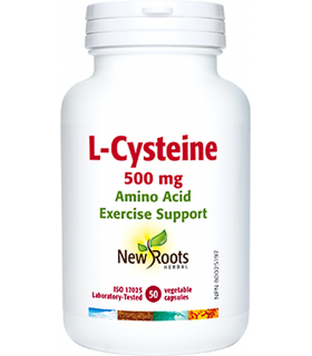 New Roots L-Cysteine 500 mg Amino Acid 50 Capsules | Unbeatable Prices, Daily Deals | VITASHOP