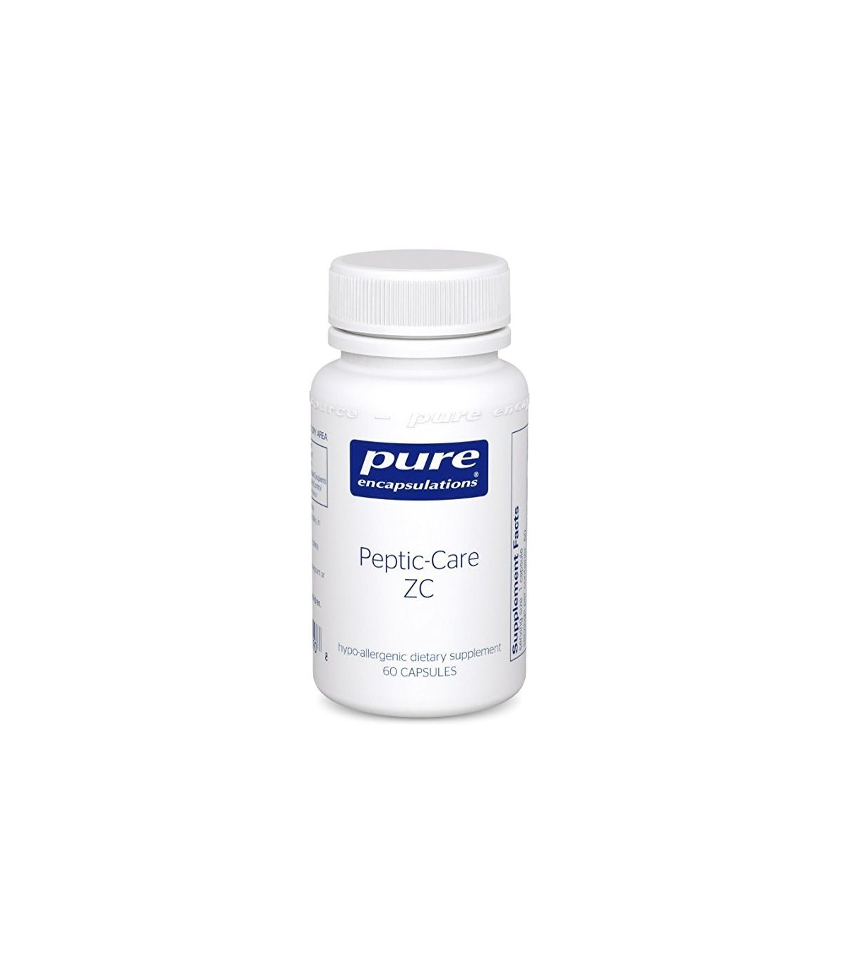 Pure Encapsulations Peptic Care ZC 60 Capsules | 每天不同折扣, 全网最低价格 | 种类齐全的保健品店铺 VITASHOP, 只有你想不到, 没有你买不到 !