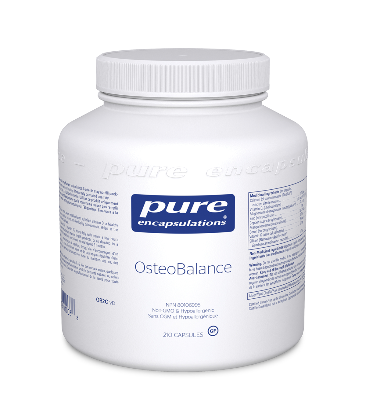 Pure Encapsulations OsteoBalance 210 Capsules | 每天不同折扣, 全网最低价格 | 种类齐全的保健品店铺 VITASHOP, 只有你想不到, 没有你买不到 !