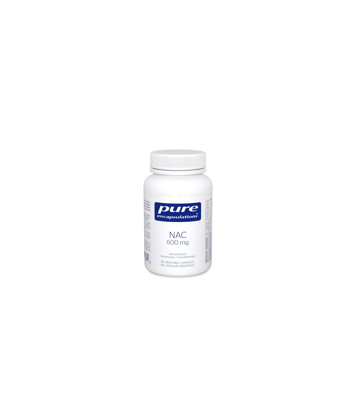 Pure Encapsulations NAC 600 mg 90 Capsules | 每天不同折扣, 全网最低价格 | 种类齐全的保健品店铺 VITASHOP, 只有你想不到, 没有你买不到 !