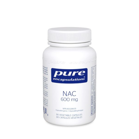 Pure Encapsulations NAC 600 mg 90 Capsules | 每天不同折扣, 全网最低价格 | 种类齐全的保健品店铺 VITASHOP, 只有你想不到, 没有你买不到 !