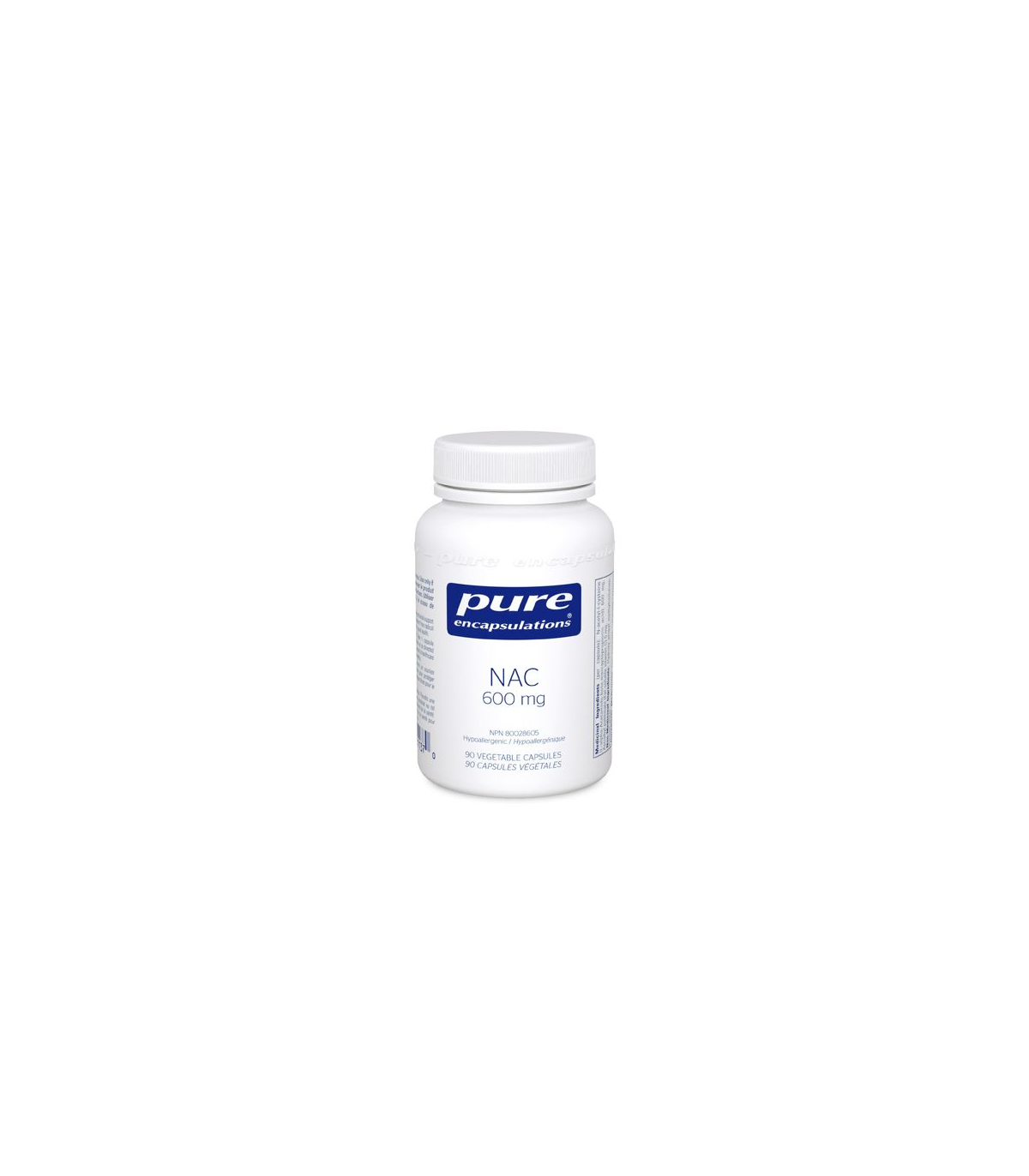 Pure Encapsulations NAC 600 mg 90 Capsules | Unbeatable Prices, Daily Deals | VITASHOP