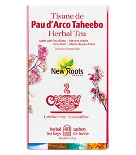 New Roots Pau d’Arco Taheebo Herbal Tea 40 Teabags | 每天不同折扣, 全网最低价格 | 种类齐全的保健品店铺 VITASHOP, 只有你想不到, 没有你买不到 !