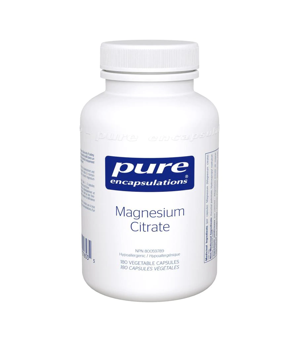 Pure Encapsulations Magnesium (citrate) 180 Capsules | 每天不同折扣, 全网最低价格 | 种类齐全的保健品店铺 VITASHOP, 只有你想不到, 没有你买不到 !