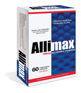 Allimax 180 mg d'Allicine Stabilisée à 100% 60 gélules | Prix imbattables, Bonnes Affaires du jour | VITASHOP