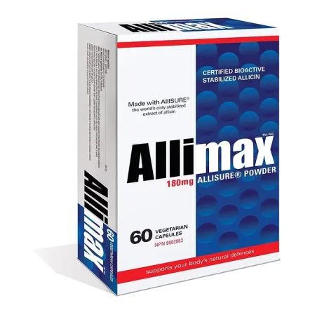 Allimax 180 毫克 100% 稳定大蒜素 60 粒胶囊 | 无与伦比的价格，每日特价 | VITASHOP