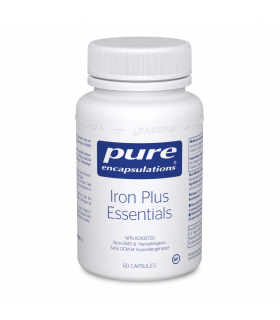 Pure Encapsulations Iron Plus Essentials 60 Capsules | Unbeatable Prices, Daily Deals | VITASHOP