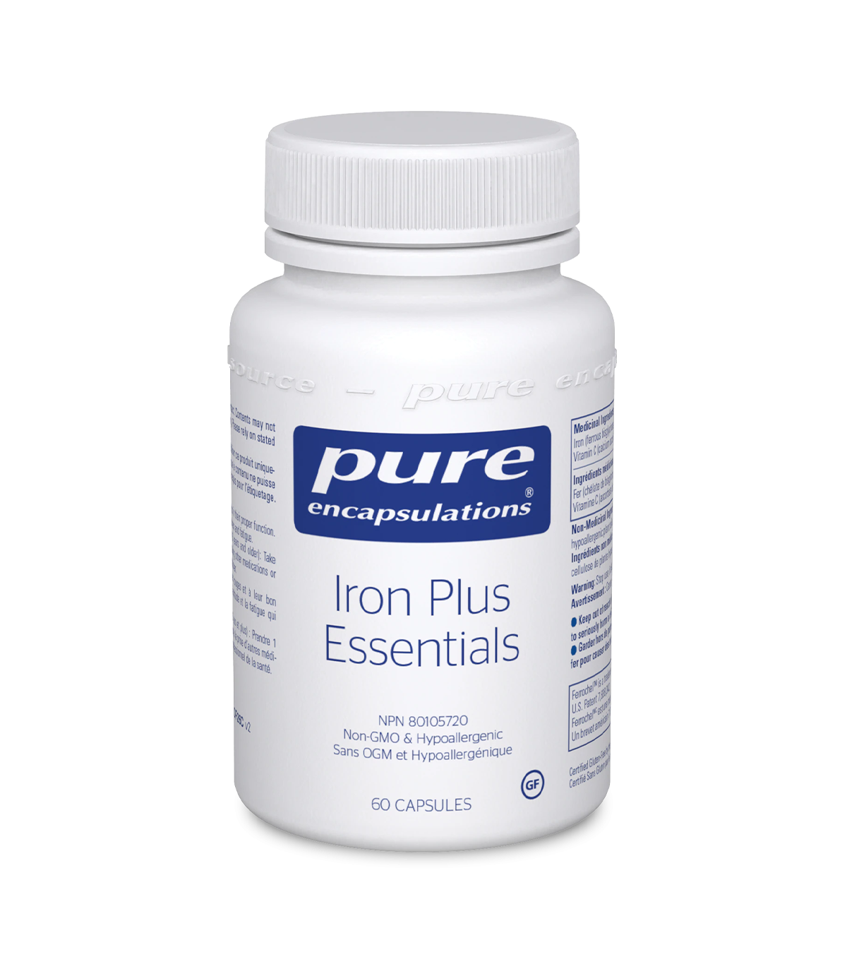 Pure Encapsulations Iron Plus Essentials 60 Capsules | Unbeatable Prices, Daily Deals | VITASHOP