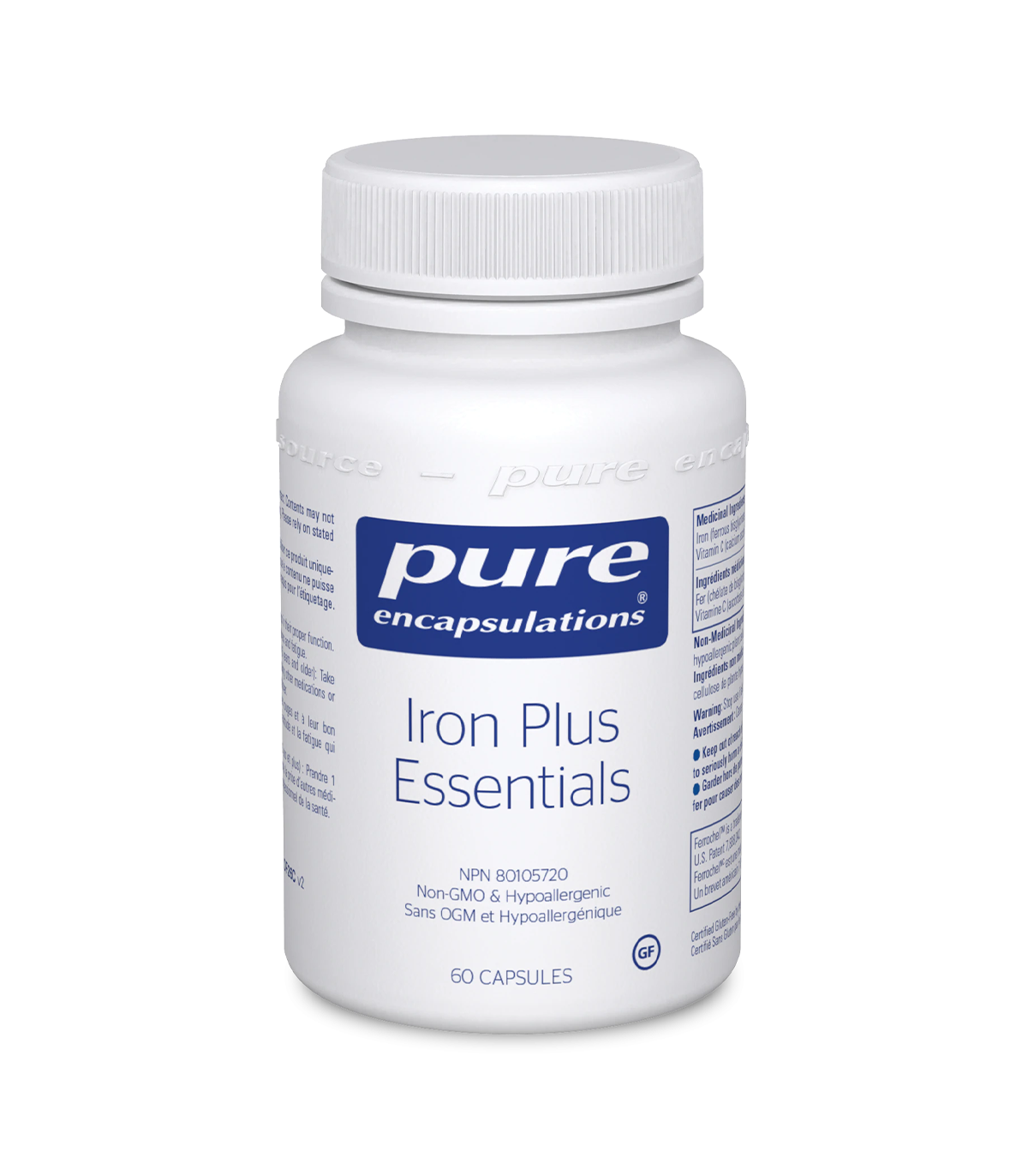 Pure Encapsulations Iron Plus Essentials 60 Capsules | 每天不同折扣, 全网最低价格 | 种类齐全的保健品店铺 VITASHOP, 只有你想不到, 没有你买不到 !