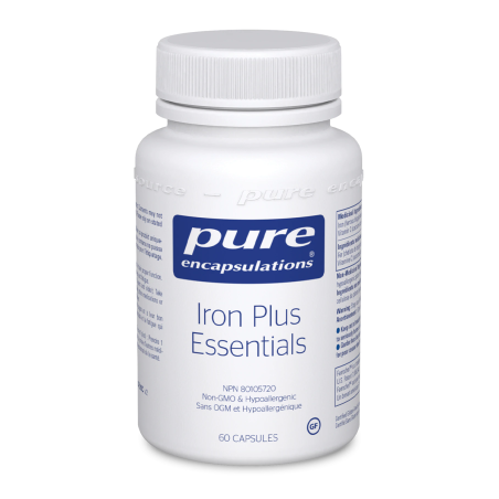 Pure Encapsulations Iron Plus Essentials 60 Capsules | Unbeatable Prices, Daily Deals | VITASHOP