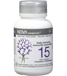 NOVA PROBIOTICS Daily Immunity 15 Billion 60 Vegi Capsules | Unbeatable Prices, Daily Deals | VITASHOP