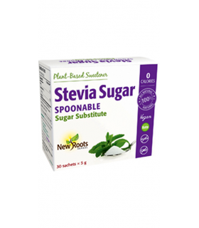 New Roots Stevia Sugar Spoonable 30 × 5 g | 每天不同折扣, 全网最低价格 | 种类齐全的保健品店铺 VITASHOP, 只有你想不到, 没有你买不到 !