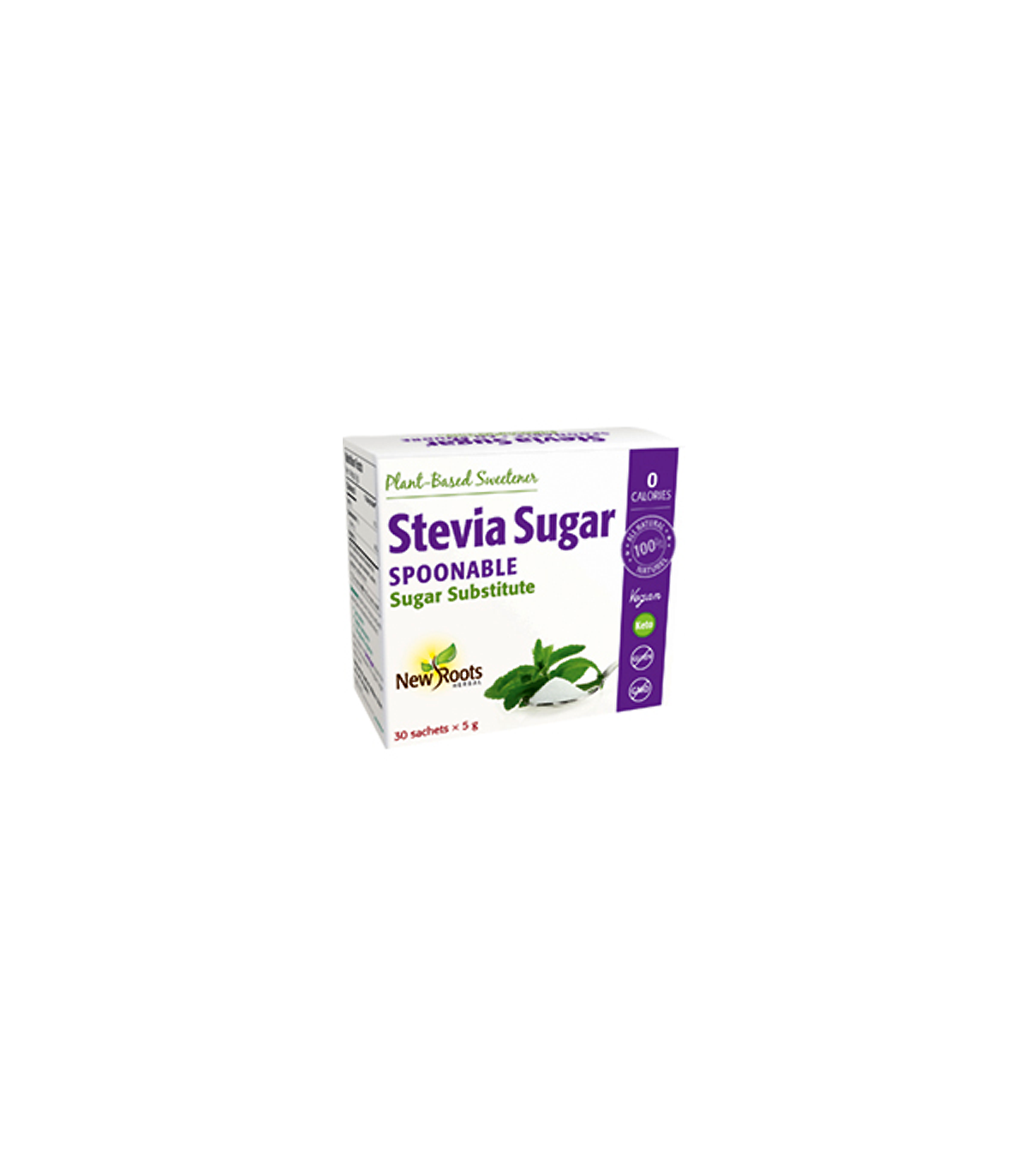 New Roots Stevia Sugar Spoonable 30 × 5 g | 每天不同折扣, 全网最低价格 | 种类齐全的保健品店铺 VITASHOP, 只有你想不到, 没有你买不到 !