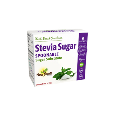 New Roots Stevia Sugar Spoonable 30 × 5 g | 每天不同折扣, 全网最低价格 | 种类齐全的保健品店铺 VITASHOP, 只有你想不到, 没有你买不到 !