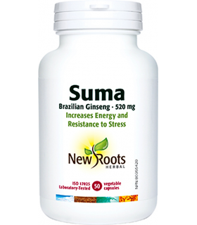 New Roots Suma Brazilian Ginseng 520 mg 50 Capsules | Unbeatable Prices, Daily Deals | VITASHOP