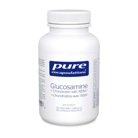 Pure Encapsulations Glucosamine + Chondroitin with MSM  120 Capsules | 每天不同折扣, 全网最低价格 | 种类齐全的保健品店铺 VITASHOP, 只有你想不到, 没有你买不到 !