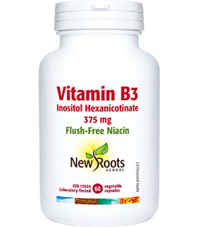 New Roots Vitamin B3 Flush‑Free 60 Capsules | 每天不同折扣, 全网最低价格 | 种类齐全的保健品店铺 VITASHOP, 只有你想不到, 没有你买不到 !