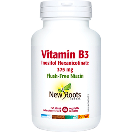 New Roots Vitamin B3 Flush‑Free 60 Capsules | 每天不同折扣, 全网最低价格 | 种类齐全的保健品店铺 VITASHOP, 只有你想不到, 没有你买不到 !