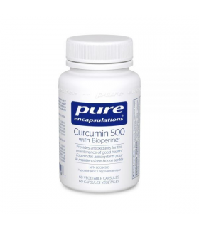 Pure Encapsulations Curcumin 500 with Bioperine 60 Capsules | Unbeatable Prices, Daily Deals | VITASHOP
