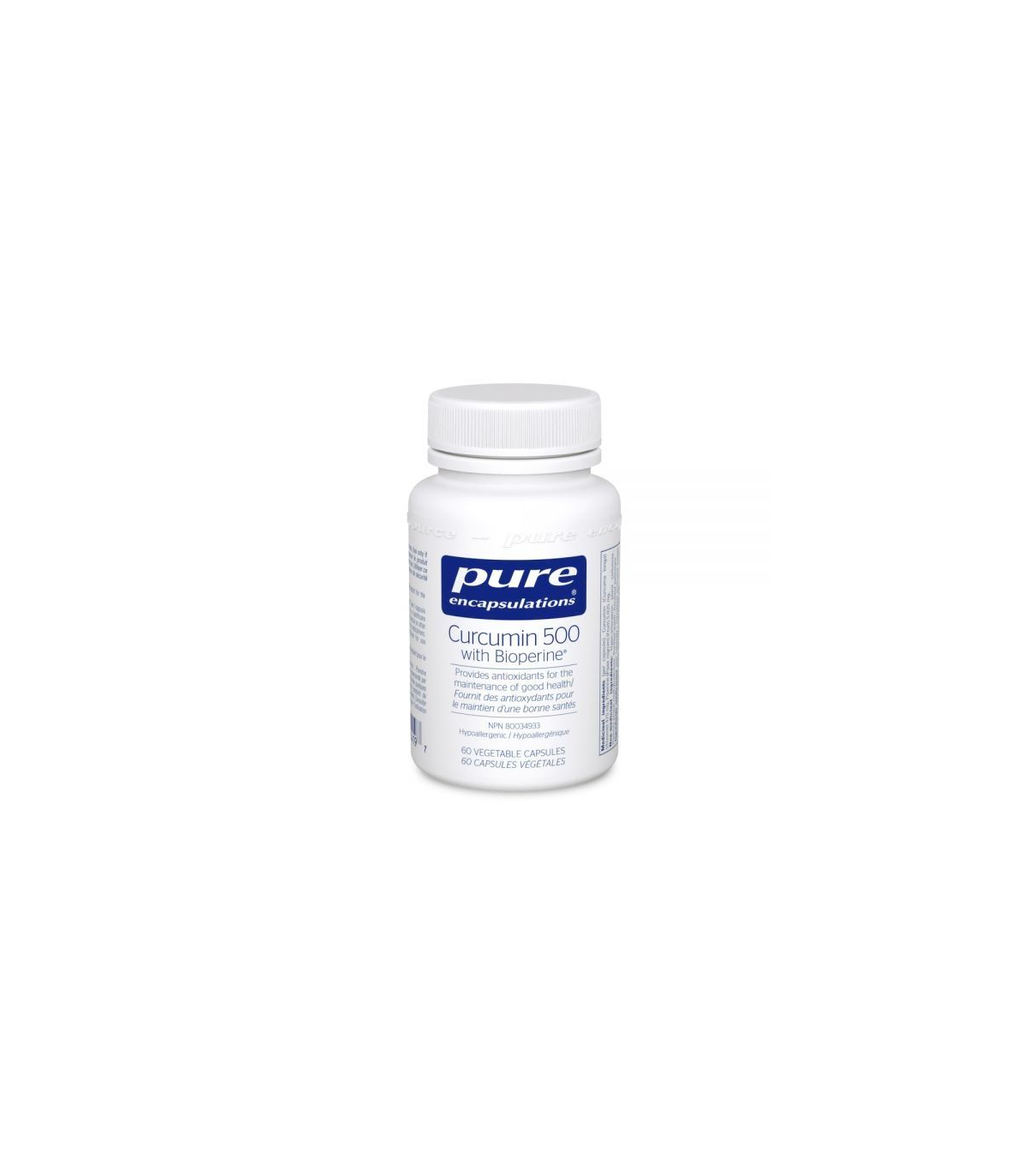 Pure Encapsulations Curcumin 500 with Bioperine 60 Capsules | 每天不同折扣, 全网最低价格 | 种类齐全的保健品店铺 VITASHOP, 只有你想不到, 没有你买不到 !
