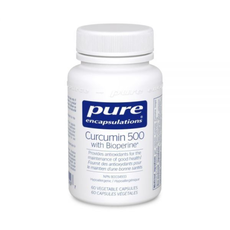 Curcumin 500 with Bioperine 60 Capsules | Safest & Easiest Shopping Vitamins Online | VITASHOP