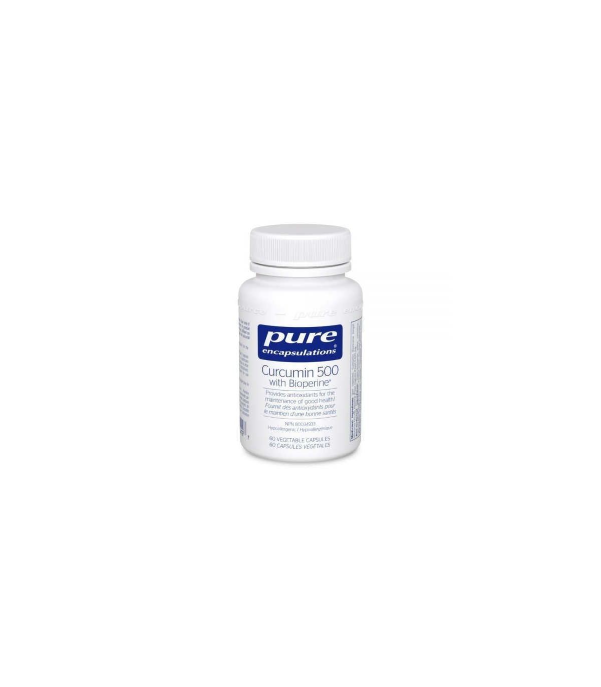 Curcumin 500 with Bioperine 60 Capsules | Safest & Easiest Shopping Vitamins Online | VITASHOP