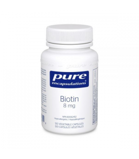 Pure Encapsulations Biotin 8 mg 120 Capsules | 每天不同折扣, 全网最低价格 | 种类齐全的保健品店铺 VITASHOP, 只有你想不到, 没有你买不到 !