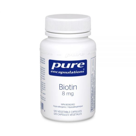 Pure Encapsulations Biotin 8 mg 120 Capsules | 每天不同折扣, 全网最低价格 | 种类齐全的保健品店铺 VITASHOP, 只有你想不到, 没有你买不到 !