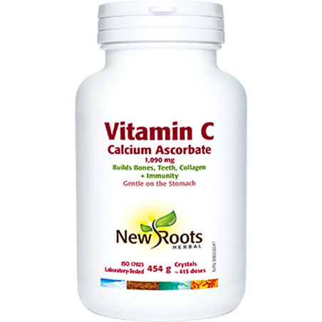 New Roots Vitamin C  Calcium Ascorbate 454 g | Unbeatable Prices, Daily Deals | VITASHOP