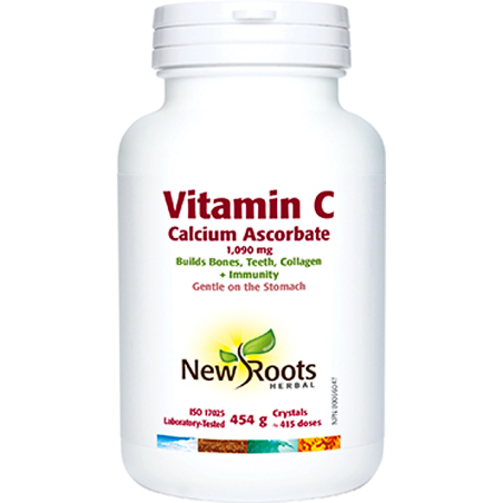 New Roots Vitamin C  Calcium Ascorbate 454 g | 每天不同折扣, 全网最低价格 | 种类齐全的保健品店铺 VITASHOP, 只有你想不到, 没有你买不到 !