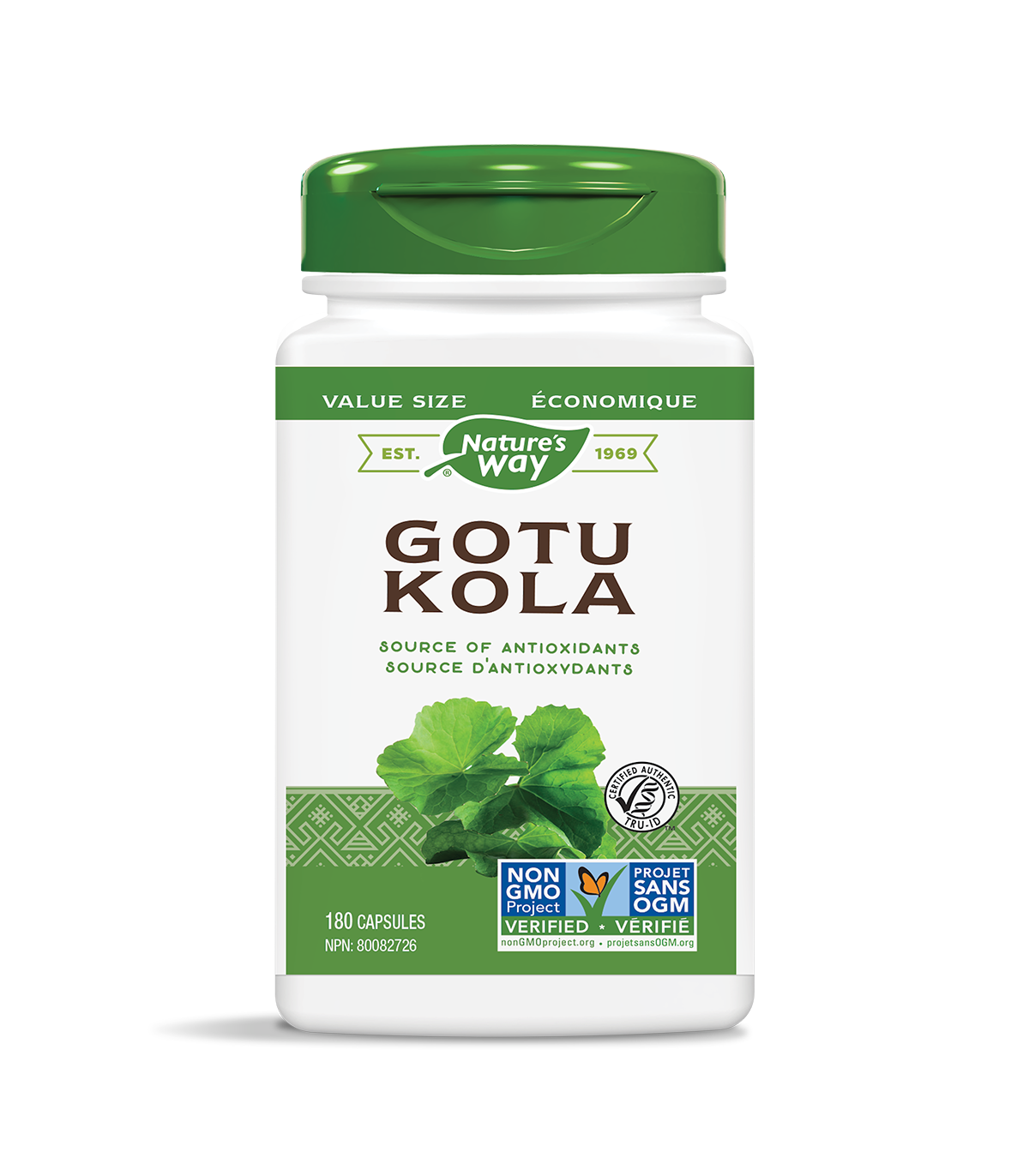 Gotu Kola 180 Vegi Capsules | Safest & Easiest Shopping Vitamins Online | VITASHOP