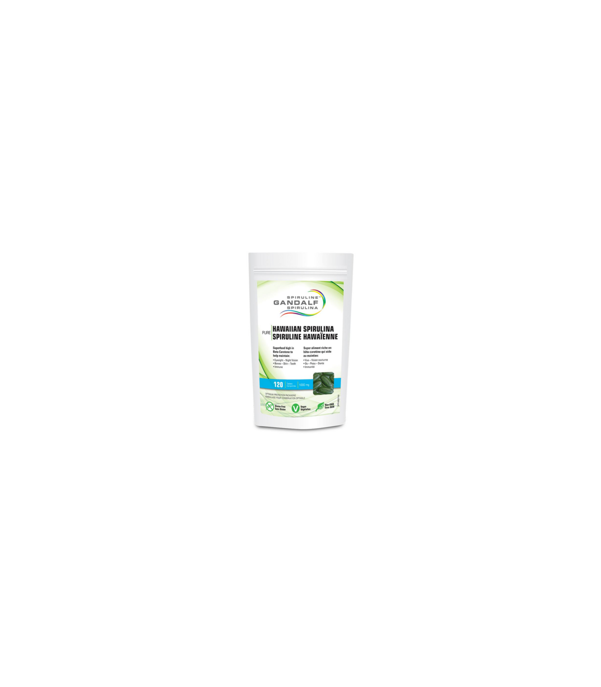 Gandalf Spirulina 간달프 스피루리나 간달프 하와이안 스피루리나 1000mg 120정 | 매일 업데이트되는 특가 상품 | VITASHOP