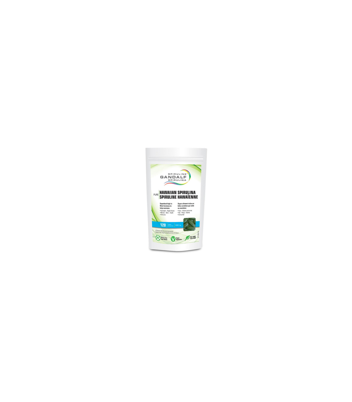 Gandalf Spirulina 간달프 스피루리나 간달프 하와이안 스피루리나 1000mg 120정 | 매일 업데이트되는 특가 상품 | VITASHOP