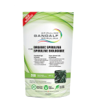 Gandalf Spirulina 간달프 스피루리나 간달프 유기농 스피루리나 400 mg 200 식물성 캡슐 | 매일 업데이트되는 특가 상품 | VITASHOP