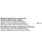 Gandalf Spirulina 간달프 스피루리나 간달프 유기농 스피루리나 400 mg 200 식물성 캡슐 | 매일 업데이트되는 특가 상품 | VITASHOP