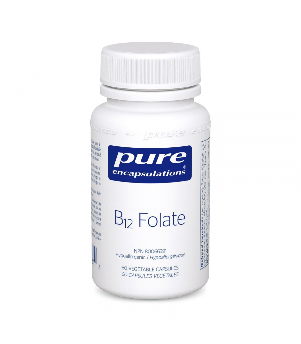 Pure Encapsulations B12 Folate 60 Capsules | 每天不同折扣, 全网最低价格 | 种类齐全的保健品店铺 VITASHOP, 只有你想不到, 没有你买不到 !