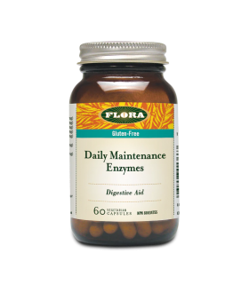 Flora Daily Maintenance Enzymes 60 Vegetarian Capsules | Unbeatable Prices, Daily Deals | VITASHOP