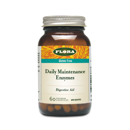 Flora Daily Maintenance Enzymes 60 Vegetarian Capsules | Unbeatable Prices, Daily Deals | VITASHOP