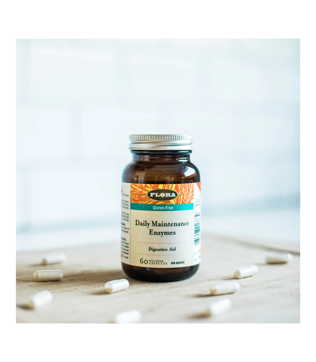 Flora Daily Maintenance Enzymes 60 Vegetarian Capsules | Unbeatable Prices, Daily Deals | VITASHOP