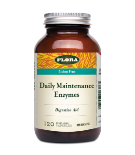 Flora Enzymes de Maintenance Quotidienne 120 Gélules Végétariennes | Prix Imbattables, Offres Quotidiennes | VITASHOP