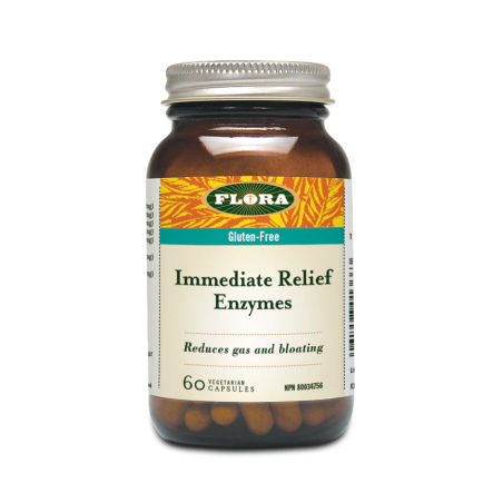 Flora Immediate Relief Enzymes 60 Vegetarian Capsules | Unbeatable Prices, Daily Deals | VITASHOP