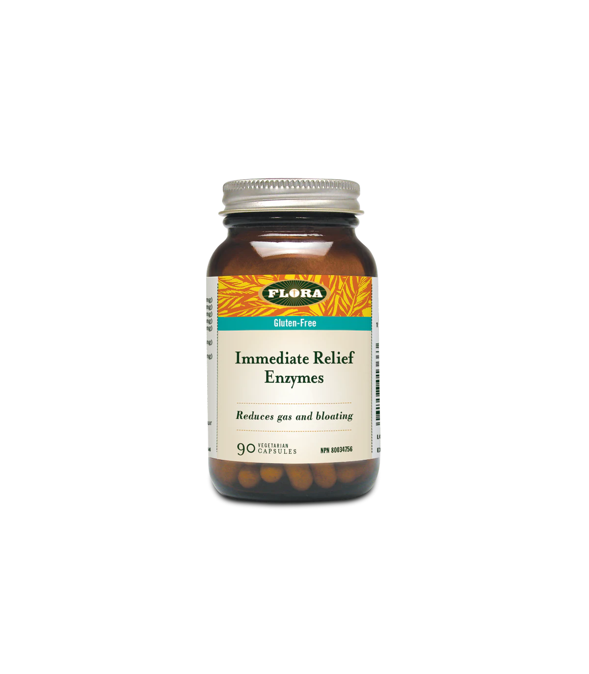 Flora Enzymes de Soulagement Immédiat 90 Capsules Végétariennes | Prix imbattables, offres quotidiennes | VITASHOP